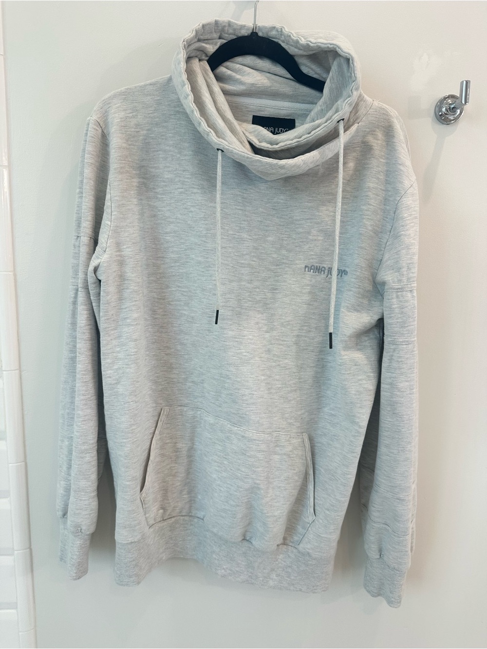 nANA judy Light Gray Turtleneck Sweatshirt